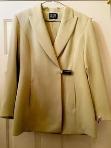 SURABAYA LIGHT GREEN WOMEN BLAZER JACKET SIZE SMALL MADE IN PARIS RETAIL $280.00 - Picture 1 of 9
