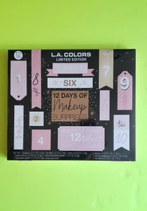 L.A. Colors Limited Christmas Edition 12 DAYS OF MAKEUP Advent Gift Set - NEW - Picture 1 of 12