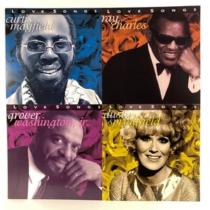 DUSTY Springfield RAY CHARLES Curtis MAYFIELD Aretha PROMO Flat POSTER Love Song - Picture 1 of 2