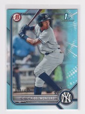 2022 Bowman Prospects Sky Blue Fidel Montero /499 #BP-74 W1