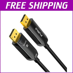 High-Speed Fiber DisplayPort 2.1 Cable 100ft - 80Gbps for Gaming Monitors - Picture 1 of 9