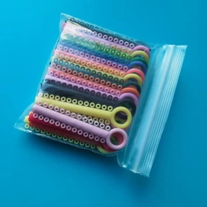 Dental orthodontic elastic braces rubber ligature ties Mixed Color rings bands 1 - Picture 1 of 4