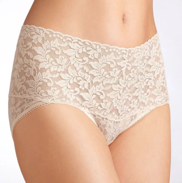 Hanky Panky 9K2124 Signature Lace Retro V-kini Panty L Chai