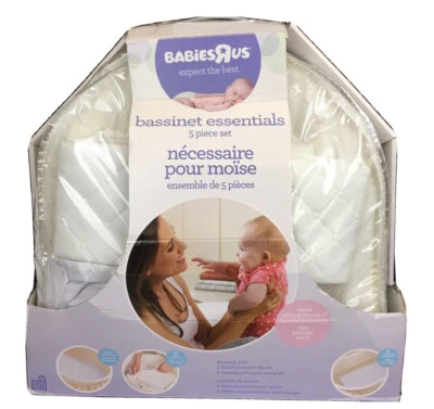 Juego de 5 piezas vintage BABIES R US Bassinet Essentials Foto 1 de 2