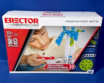 New GEARED MACHINES Meccano ERECTOR SET 19601 Innovation Sets STEAM Spin Master - Image 1 of 4
