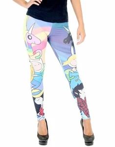 Adventure Time Parallel Skies Women's Junior Leggings (Size Small) - Picture 1 of 4