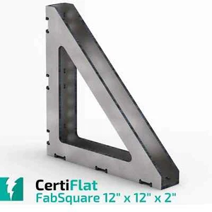 CertiFlat FS121290-2 FabSquare 12"x12"x2" - 90 Grad U-Schweißset - Schwerlast - Bild 1 von 10