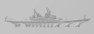 New Jersey - circa 1968 - US Navy - Rotating Turret - Wargaming - Naval Miniatur - Picture 1 of 3
