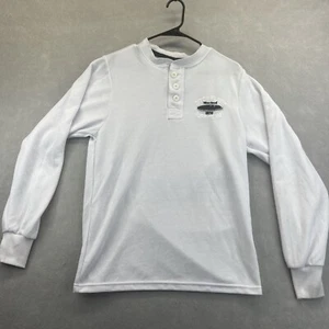 Ditch Plains White Henley Surf Team Board Long Sleeve Small Shirt - Picture 1 of 9