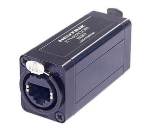 NEUTRIK NE8FF CAT5/6 Feed-Thru Ethercon Coupler + Compatible w/all RJ45's - Picture 1 of 1