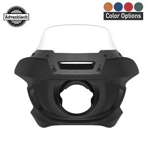 Advanblack ST Front Fairings Headlight Cowl Windscreen For Harley Low Rider - Picture 1 of 18