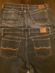 2 pair jeans pants denim Lucky Brand Sweet n Straight Womens Size 12/31 - Picture 1 of 14
