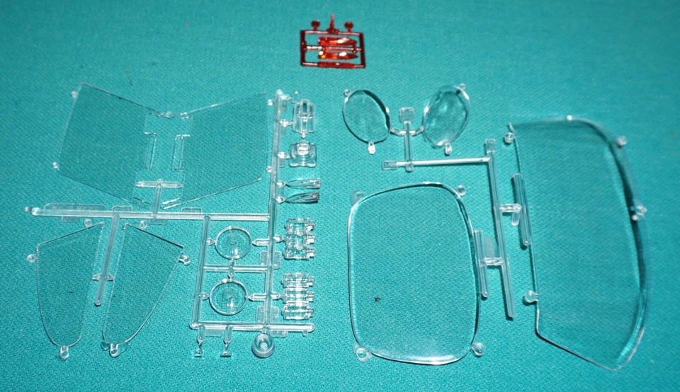 Jaguar XK-E Coupe Revell 1/8 Clear Parts Windshield Windows Lenses Etc. MINT! - Image 1 of 1