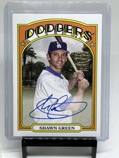 2023 Topps Archives- SHAWN GREEN On-Card Auto - Dodgers- 72FF-SG