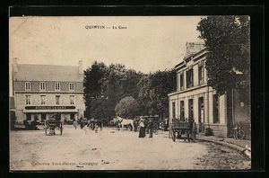 CPA Quintin, La Gare - Picture 1 of 2
