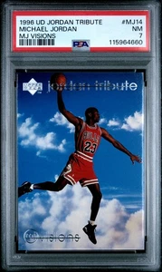 1996 Upper Deck Jordan Tribute #MJ14 Michael Jordan Mj Visions PSA 7 - Bild 1 von 2