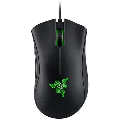 Souris Gaming Razer DeathAdder Essentiel Noir 5 Bouton 6400DPI USB Filaire Neuve - Photo 1/4