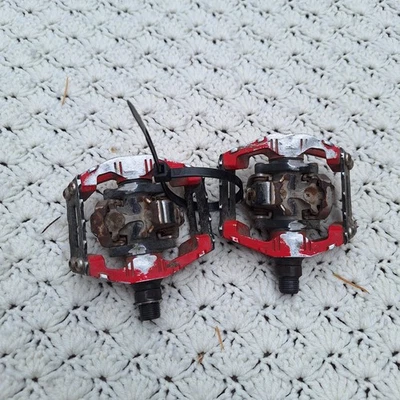 Pedales Shimano DX 9/16” SPD plataforma sin clip MTB descenso BMX PD-M636 Foto 1 de 4