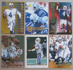 Jim Harbaugh 6-card lot Indianapolis Colts NFL - Picture 1 of 2