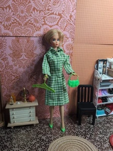Vintage Barbie Clone Outfit - Dress, Pumps, Purse & Hanger - Picture 1 of 15