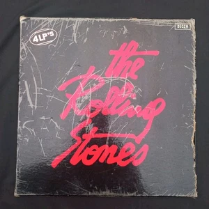 ROLLING STONES- RARE BOX SET WITH BOOK- NETERLANDS NEAR MINT VINYL! - Picture 1 of 12