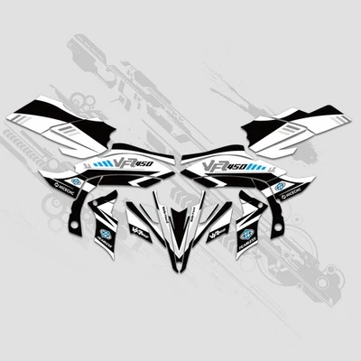 Graphics Kit For Yamaha YFZ450R YFZ450X 2009 2010 2011 2012 2013 YFZ 450R 450X - Image 1 of 3