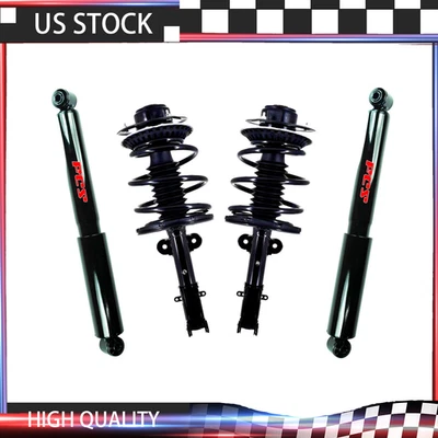 2 передние полные стойки и 2 задних амортизатора комплект FCS для 2001-2007 Dodge Caravan полный привод - Изображение 1 из 4