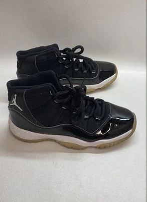 Air Jordan 11 Retro GS Jubilee 25th Anniversary Black Youth Shoes Size 5.5Y - Image 1 of 4