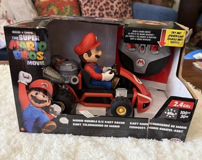 Super Mario Bros. Movie Mario Rumble R/C Kart Racer 2.4 Ghz New , Box Damaged - Image 1 of 4