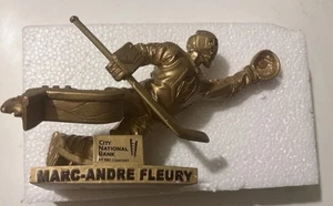 Vegas Golden Knights Marc-Andre Fleury “The Dive” Gold Statue Figure New - Picture 1 of 9