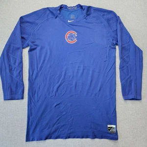 Chicago Cubs Nike Pro Player Issue Training Top Shirt Erwachsene XL Slim Fit selten - Bild 1 von 11