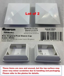 Fiberon Homeselect New England post Sleeve collar 442878 - 6921 - White - Picture 1 of 8