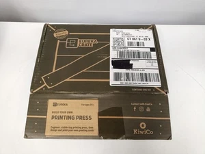 Kiwi Co. Eureka Crate Build Your Own Printing Press New Open Box - Picture 1 of 3