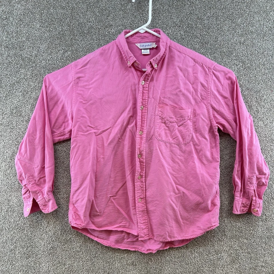 Fresh Produce Men's Button Up Size Small Pink Long Sleeve Collared - Image 1 of 4