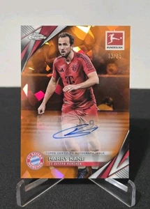 2024-25 Topps Cromo Bundesliga Harry Kane Zafiro Naranja Automático /25 #BA-HK - Imagen 1 de 2