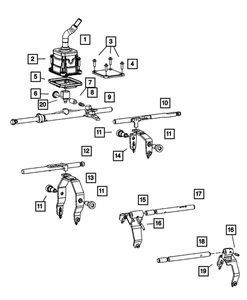 Genuine Mopar Shift Fork Package 5175427AA - Picture 1 of 1