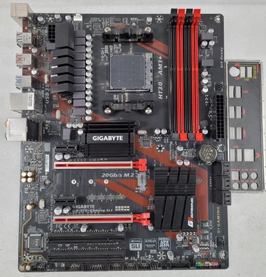 Placa-mãe AMD Gigabyte G1 GAMING GA-970-Gaming SLI HT3.0 AM3+ DDR3 - Imagem 1 de 4