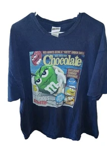 Vtg Female Green M&m Candy 2xl Shirt - Picture 1 of 7