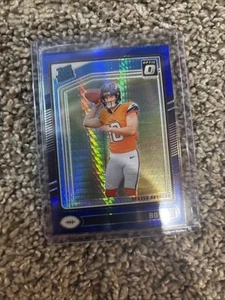 BO NIX 2024 Donruss Optic BLUE HYPER Rated Rookie #209 RC Broncos SP!! - Picture 1 of 4