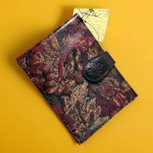 Patricia Nash Passport custodia organizer vintage pelle broccato nuova con etichetta - Foto 1 di 7