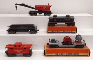 Lionel Vintage O Assorted Freight Cars #6465, #3650, #477618, #3469, #6560/Box - Picture 1 of 2