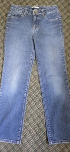 Pantalones de mezclilla para mujer Bandolinoblu 6 azules mandie calce clásico pierna recta elásticos - Imagen 1 de 6