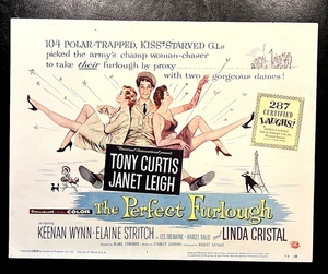 THE PERFECT FURLOUGH 1959 ORIGINAL LOBBY CARD SET, TONY CURTIS, JANET LEIGH - Bild 1 von 8