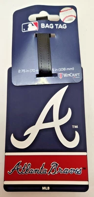 Atlanta Braves MLB WinCraft Luggage Bag Tag - Image 1 of 2