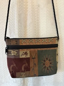 Danny K Beverly Hills Southwest Navajo Arizona Tapestry Purse Bag Crossbody - Bild 1 von 8