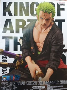 NUEVO One Piece Roronoa Zoro Rey del Artista - Wanokuni II Nueva Figura Banpresto  - Imagen 1 de 3