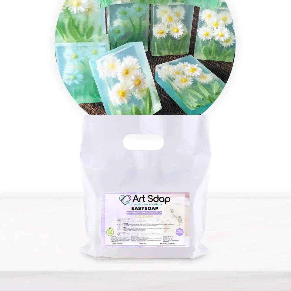 “ART SOAP” – Soap Base – Easy, Safe & Versatile for Handmade – 1kg - Image 1 of 4