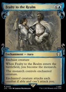 x1 Fealty to the Realm - Foil - Showcase Scrolls R MTG Commander: The Lord of th - Picture 1 of 1