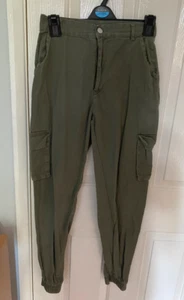 Khaki cuffed cargos - Picture 1 of 5