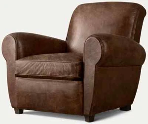Restoration Hardware 1920's Parisian Club Chair - Picture 1 of 3